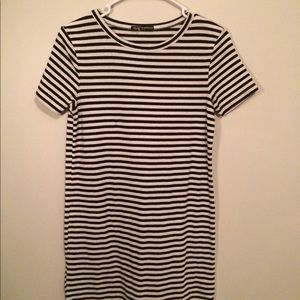 Striped t-shirt dress